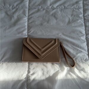 Aldo Tan Wristlet Clutch